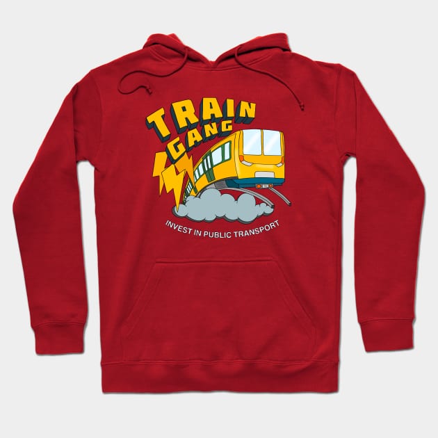 Train Gang - Support Public Transport Hoodie by Football from the Left